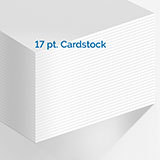 17 pt. Cardstock 17 pt. Cardstock Postcards
